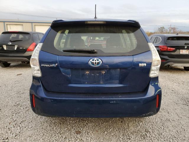 JTDZN3EU6E3304820 - 2014 TOYOTA PRIUS V BLUE photo 6