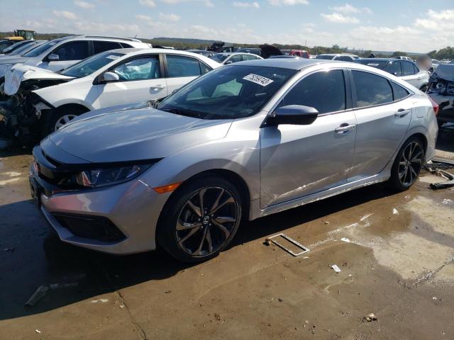 2HGFC2F82MH546294 - 2021 HONDA CIVIC SPORT SILVER photo 1