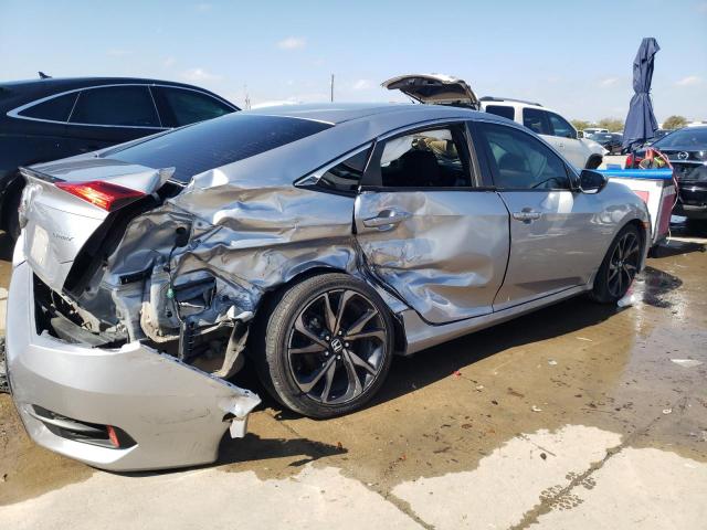 2HGFC2F82MH546294 - 2021 HONDA CIVIC SPORT SILVER photo 3