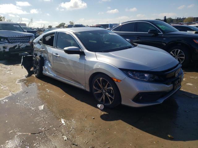 2HGFC2F82MH546294 - 2021 HONDA CIVIC SPORT SILVER photo 4