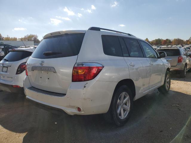 5TDZK3EH1AS001920 - 2010 TOYOTA HIGHLANDER WHITE photo 3