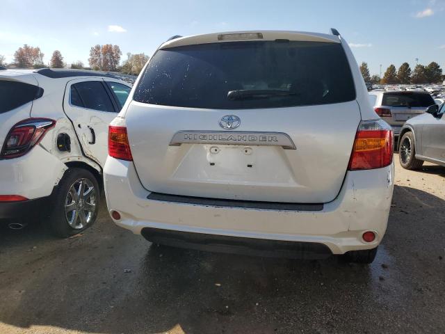 5TDZK3EH1AS001920 - 2010 TOYOTA HIGHLANDER WHITE photo 6