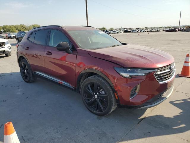 LRBFZNR42MD056229 - 2021 BUICK ENVISION ESSENCE მუქწითელი ფოტო 4