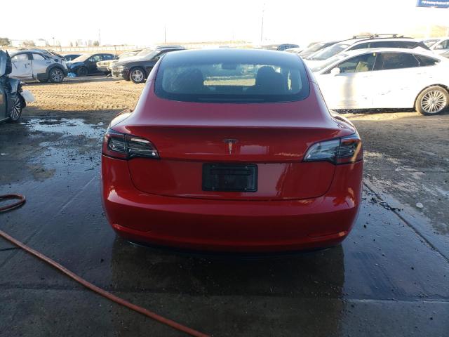 5YJ3E1EA1PF452847 - 2023 TESLA MODEL 3 RED photo 6