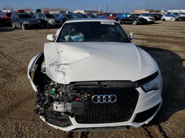 WUAC6BFR8DA900063 - 2013 AUDI RS5 WHITE photo 5