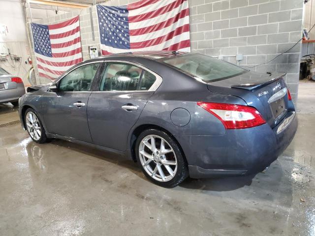 1N4AA5APXAC813619 - 2010 NISSAN MAXIMA S BLUE photo 2