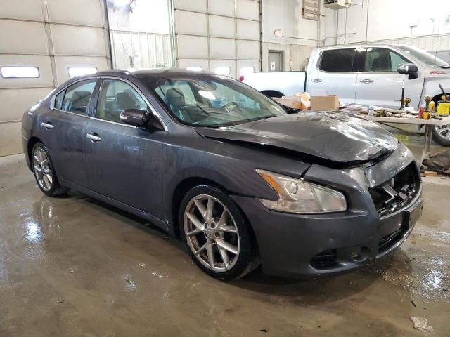 1N4AA5APXAC813619 - 2010 NISSAN MAXIMA S BLUE photo 4