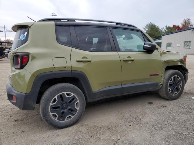 ZACCJBCT9FPB93537 - 2015 JEEP RENEGADE TRAILHAWK GREEN photo 3