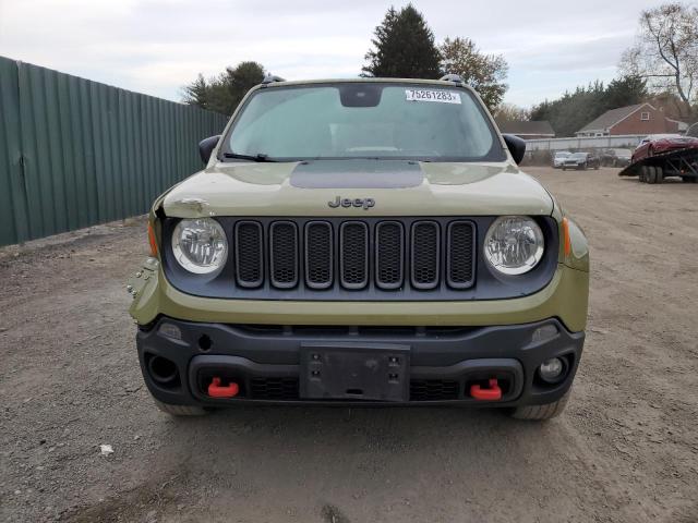 ZACCJBCT9FPB93537 - 2015 JEEP RENEGADE TRAILHAWK GREEN photo 5