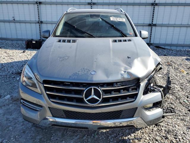 4JGDA5HB3EA349524 - 2014 MERCEDES-BENZ ML 350 4MATIC SILVER photo 5