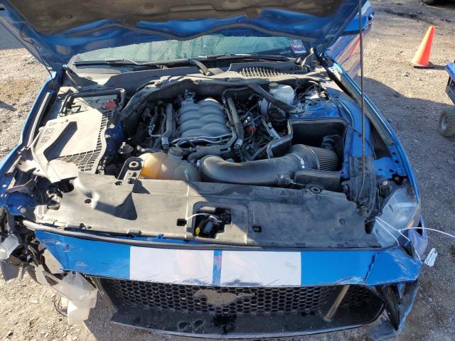 1FA6P8CFXK5163223 - 2019 FORD MUSTANG GT BLUE photo 11