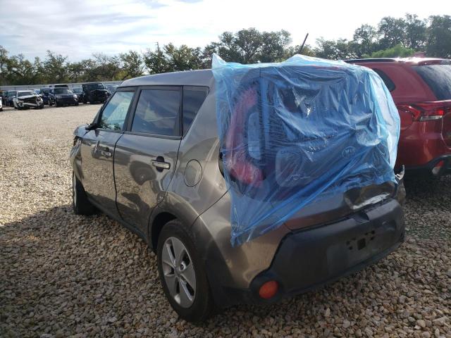 KNDJN2A20G7344978 - 2016 KIA SOUL SILVER photo 2