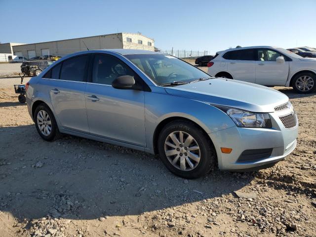 1G1PC5SHXB7254646 - 2011 CHEVROLET CRUZE LS BLUE photo 4