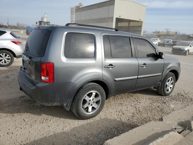 5FNYF4H94AB033940 - 2010 HONDA PILOT TOURING GRAY photo 3