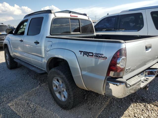 5TFLU4EN4CX040039 - 2012 TOYOTA TACOMA DOUBLE CAB SILVER photo 2