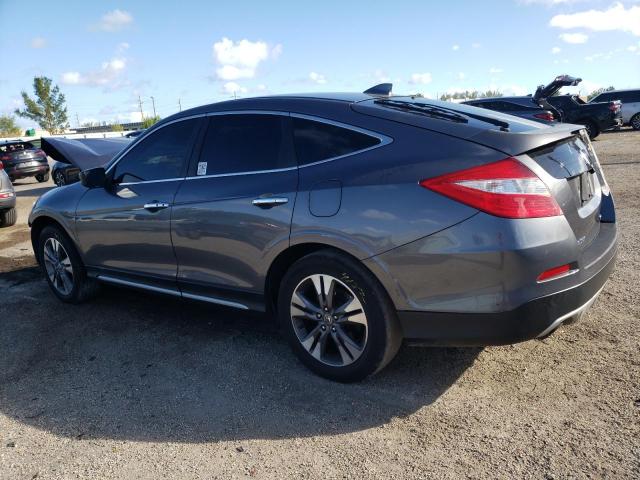 5J6TF1H50FL001149 - 2015 HONDA CROSSTOUR EXL GRAY photo 2