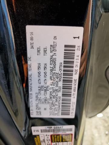 5TFRX5GN4HX074168 - 2017 TOYOTA TACOMA ACCESS CAB შავი ფოტო 12