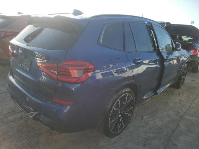 5YMTS0C02L9C47923 - 2020 BMW X3 M COMPETITION BLUE photo 3