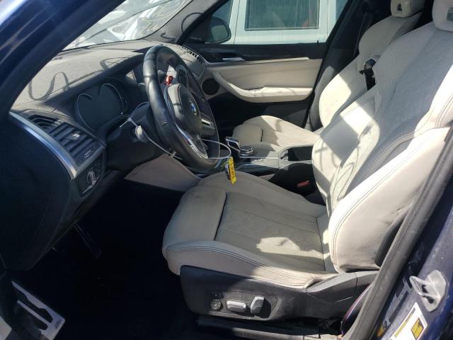 5YMTS0C02L9C47923 - 2020 BMW X3 M COMPETITION BLUE photo 7