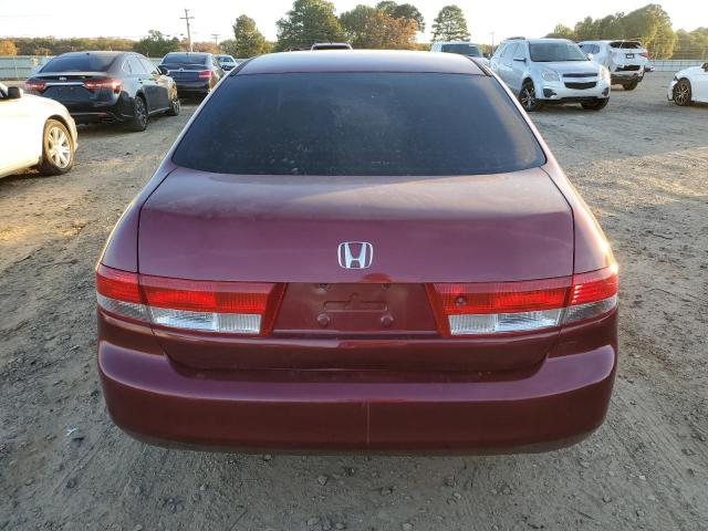 1HGCM56653A037250 - 2003 HONDA ACCORD EX BURGUNDY photo 6