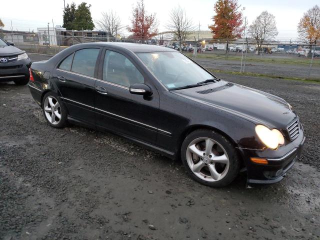 WDBRF52H06F815180 - 2006 MERCEDES-BENZ C 230 BLACK photo 4