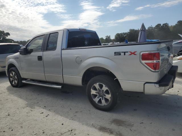 1FTEX1CM5DFE01939 - 2013 FORD F150 SUPER CAB SILVER photo 2