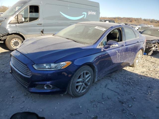 3FA6P0HD1ER163007 - 2014 FORD FUSION SE BLUE photo 1