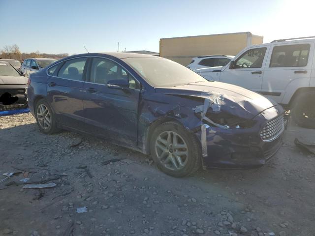 3FA6P0HD1ER163007 - 2014 FORD FUSION SE BLUE photo 4