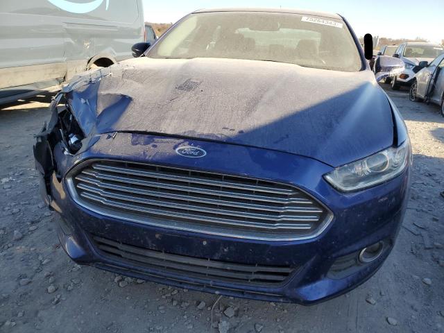 3FA6P0HD1ER163007 - 2014 FORD FUSION SE BLUE photo 5