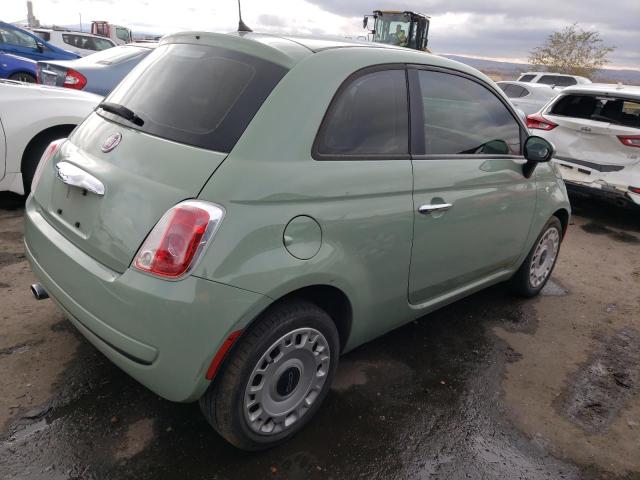 3C3CFFAR2CT265140 - 2012 FIAT 500 POP GREEN photo 3