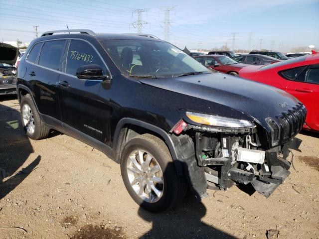 1C4PJMDS8FW668858 - 2015 JEEP CHEROKEE LIMITED BLACK photo 4