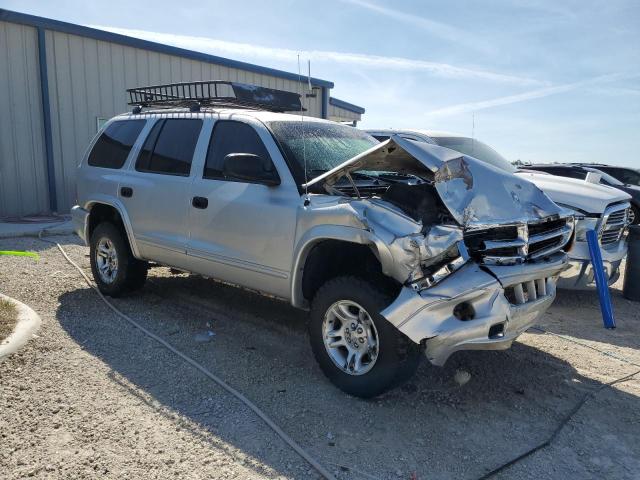 1D4HS48N93F588392 - 2003 DODGE DURANGO SLT SILVER photo 4