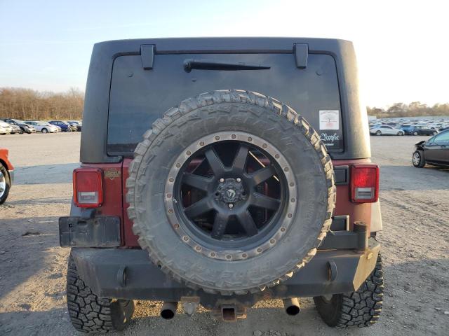 1J4GA39178L602486 - 2008 JEEP WRANGLER U X BURGUNDY photo 6