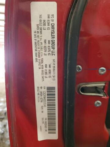 1C3CDFBAXDD315143 - 2013 DODGE DART SXT RED photo 12