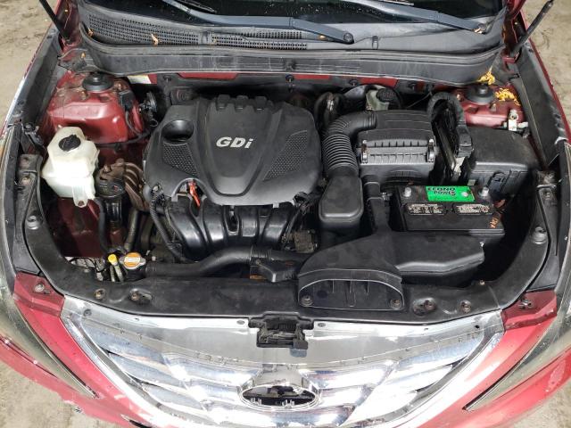 5NPEC4ACXCH462019 - 2012 HYUNDAI SONATA SE RED photo 11