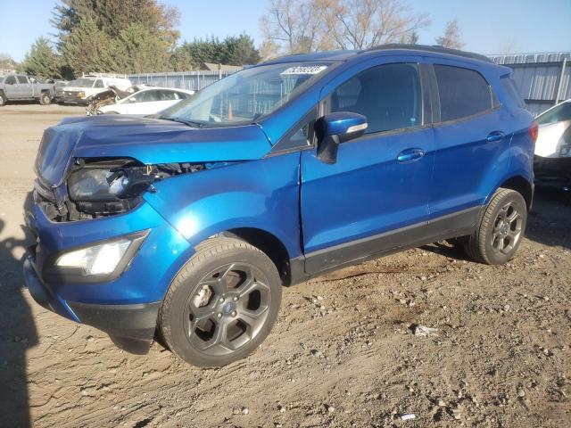 MAJ6P1CL9JC200429 - 2018 FORD ECOSPORT SES BLUE photo 1