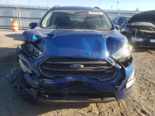 MAJ6P1CL9JC200429 - 2018 FORD ECOSPORT SES BLUE photo 5