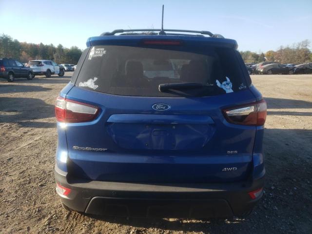 MAJ6P1CL9JC200429 - 2018 FORD ECOSPORT SES BLUE photo 6