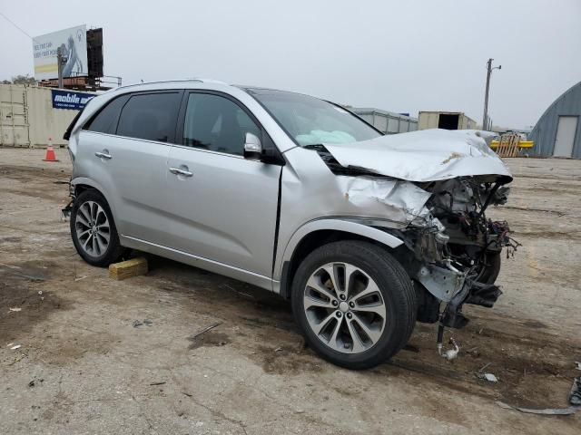 5XYKW4A78EG537131 - 2014 KIA SORENTO SX SILVER photo 4