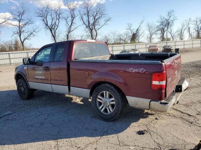 1FTPX14505FA19285 - 2005 FORD F150 BURGUNDY photo 2