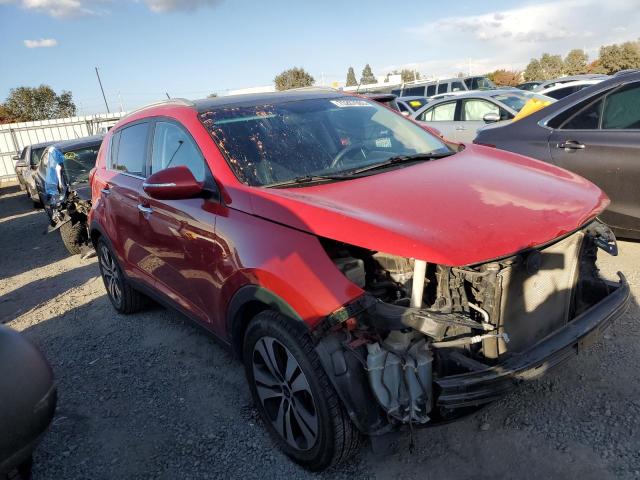 KNDPC3A25C7224822 - 2012 KIA SPORTAGE EX RED photo 4