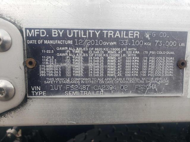 1UYFS2487CA239402 - 2012 UTILITY 48 X 102 BLACK photo 10