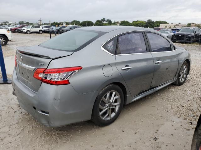 3N1AB7APXDL713485 - 2013 NISSAN SENTRA S GRAY photo 3