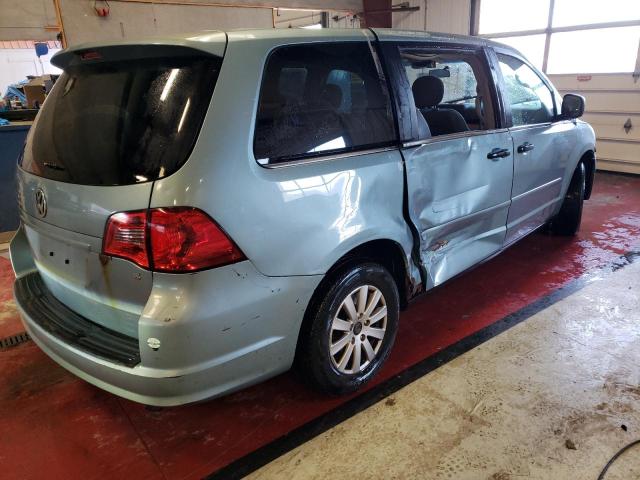 2V8HW44129R550111 - 2009 VOLKSWAGEN ROUTAN S BLUE photo 3