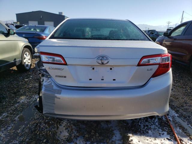 4T4BF1FK3CR259103 - 2012 TOYOTA CAMRY BASE SILVER photo 6