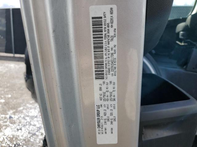 3C6TRVDG4EE117206 - 2014 RAM PROMASTER 2500 HIGH SILVER photo 13