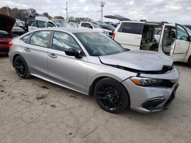 2HGFE2F55NH533217 - 2022 HONDA CIVIC SPORT 银色 照片 4