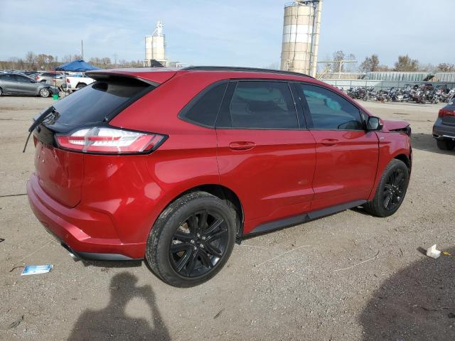 2FMPK4J94LBB49281 - 2020 FORD EDGE SEL RED photo 3