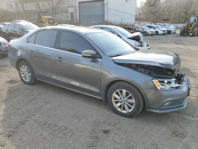 3VWDA7AJ8FM253195 - 2015 VOLKSWAGEN JETTA TDI GRAY photo 4