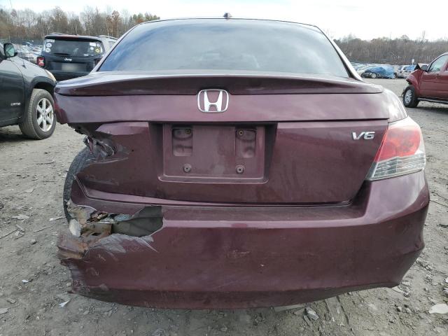 1HGCP36859A026691 - 2009 HONDA ACCORD EXL BURGUNDY photo 6